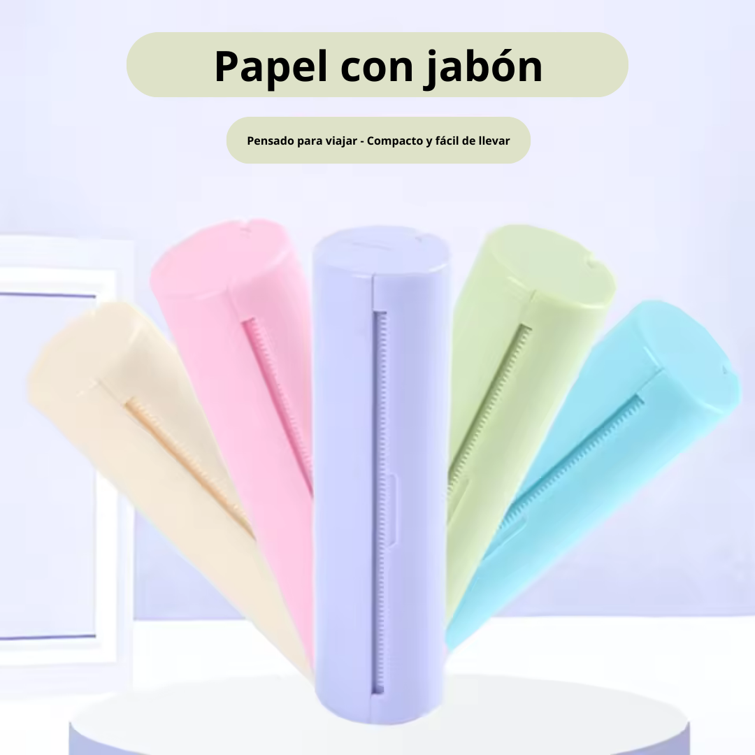 Papel de Jabón Portátil
